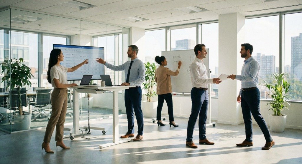 Mesa con IA como parte del equipo